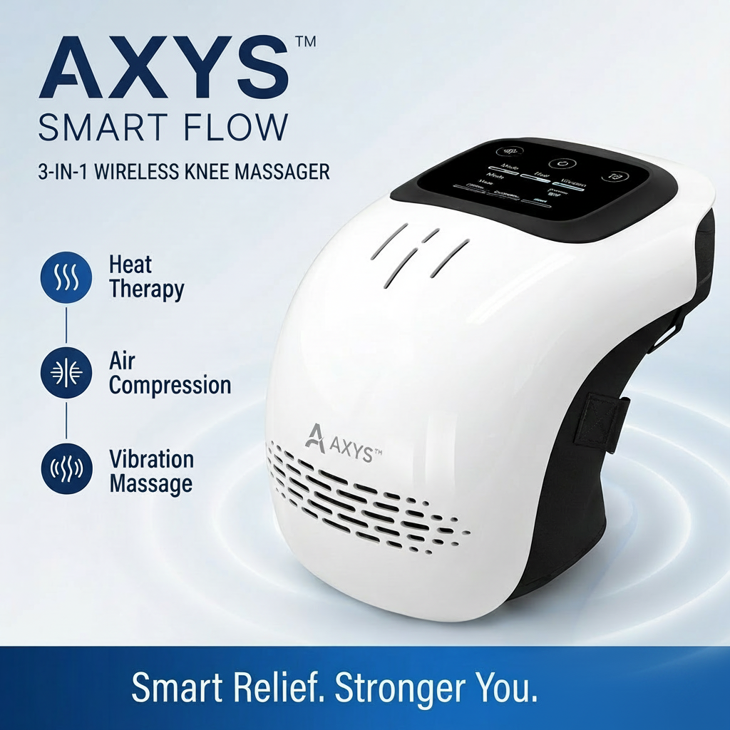 Axys™ - Smart-Flow 3-in-1 Wireless Knee Massager