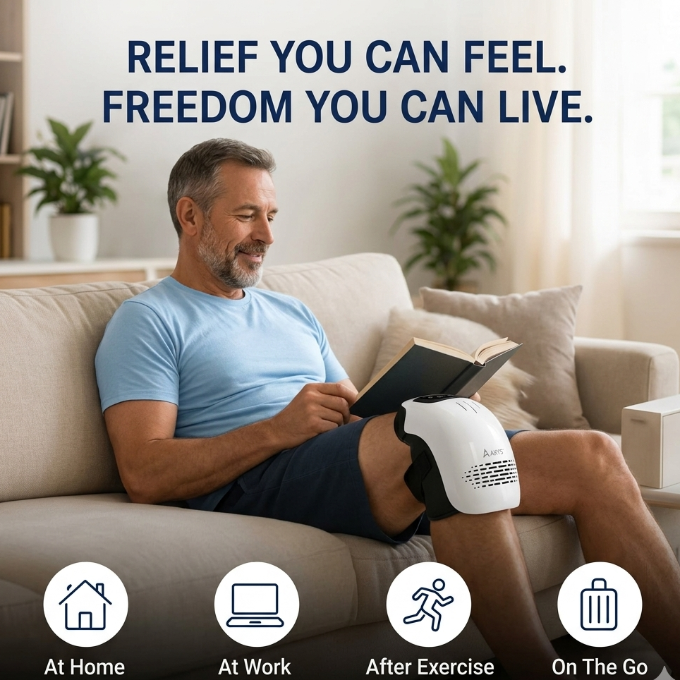 Axys™ - Smart-Flow 3-in-1 Wireless Knee Massager