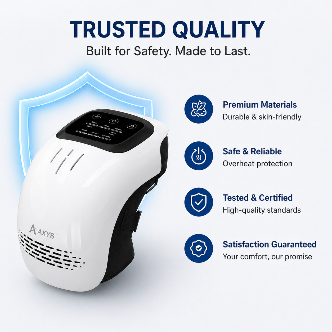 Axys™ - Smart-Flow 3-in-1 Wireless Knee Massager