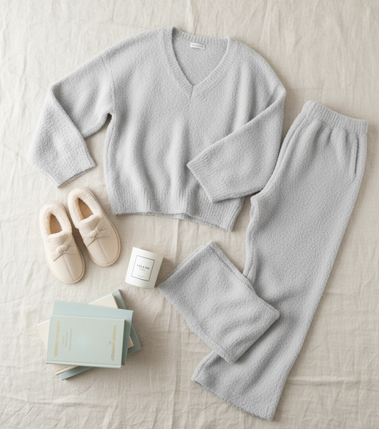 Cozy Chic V-Neck Lounge Set